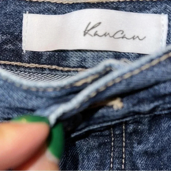 Kancan Medium Wash High Waist Boyfriend Jeans Size 15/31 - Picture 7 of 8
